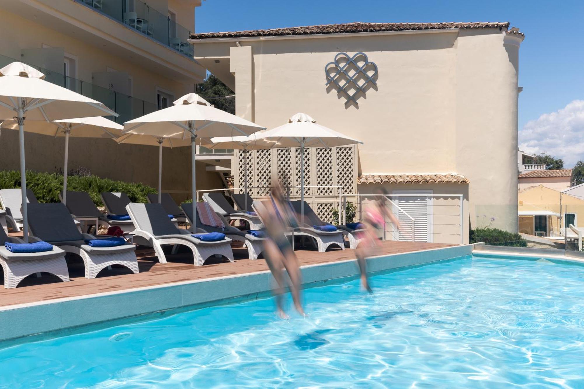Melina Bay Boutique Hotel Kassiopi Ngoại thất bức ảnh